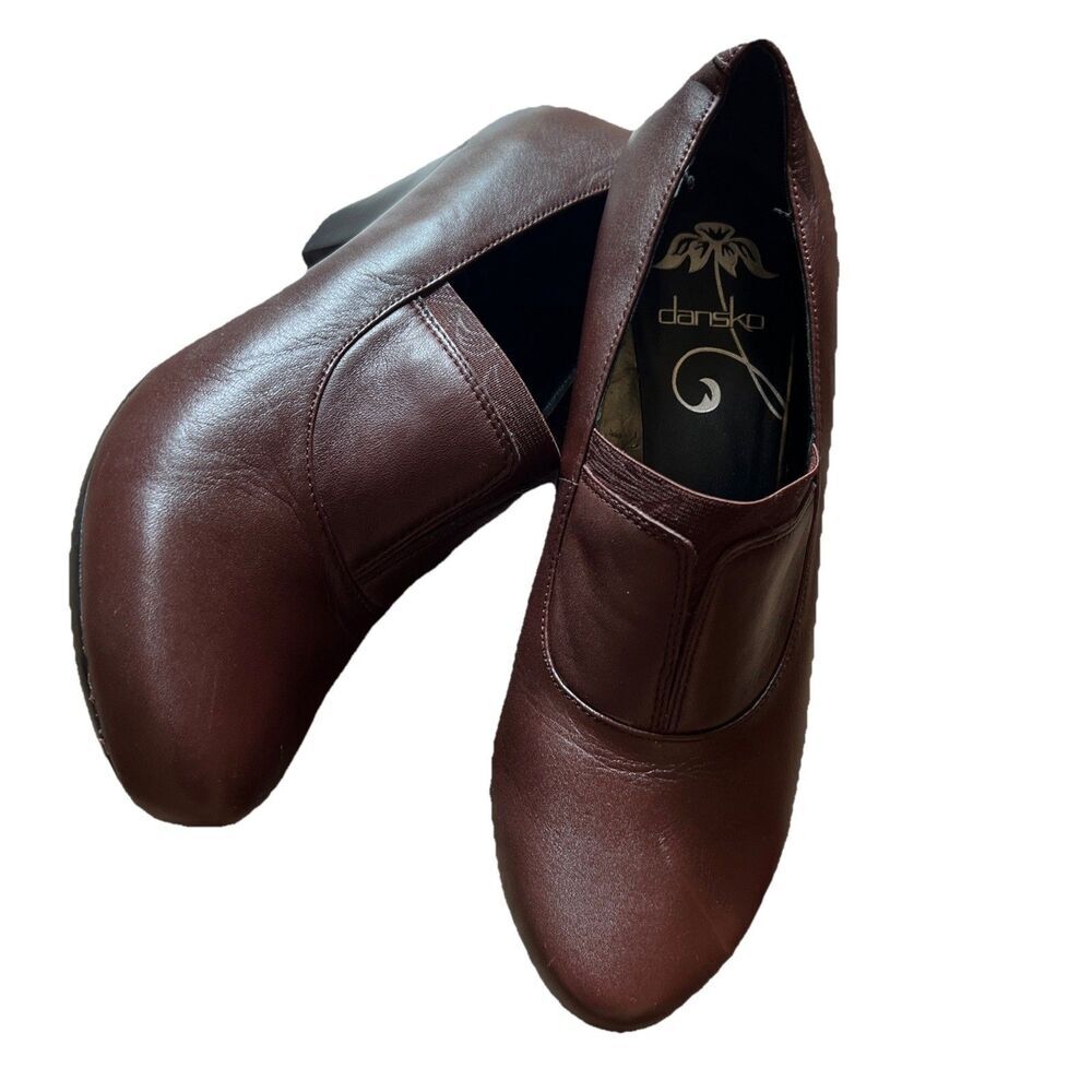 Dansko‎ Women’s Shoes  US 7.5-8  38 Leather Heels Brown